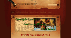 Desktop Screenshot of foodfreedomusa.org